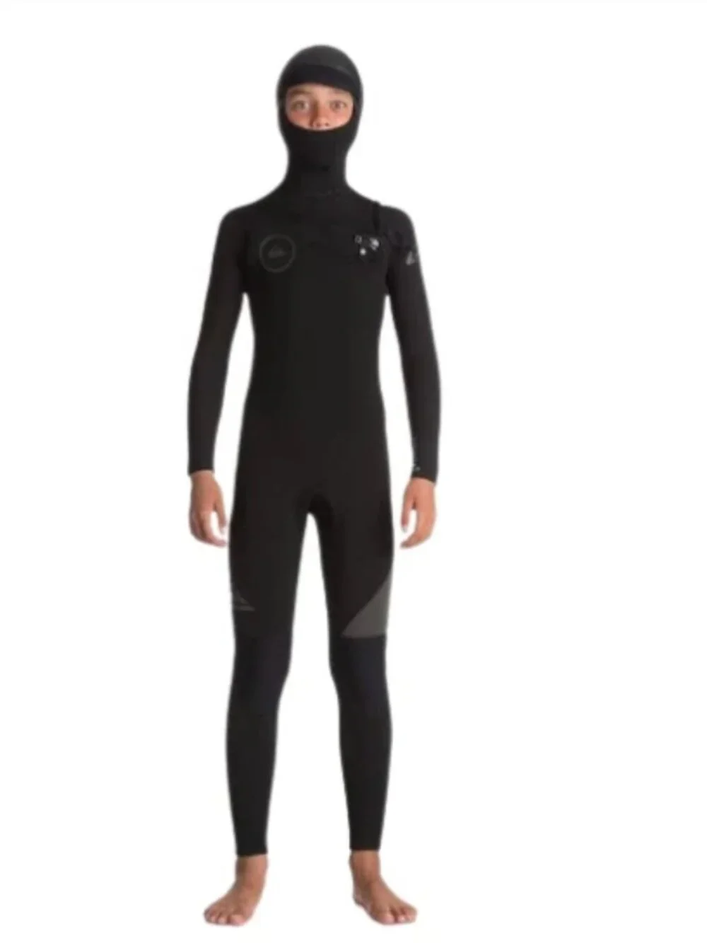 Quiksilver Syncro 5/4/3 Chest Zip Full Hooded Youth Wetsuit - 8